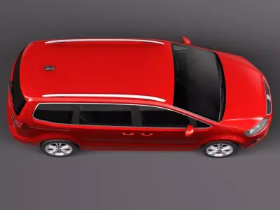 Realistic 3D Car Model Standard  Game-Ready  High Quality Low-poly 3D model