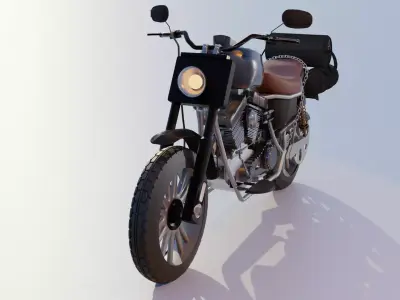harley davidson moto bike 3D model