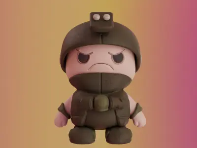 Mini Soldier 3D model