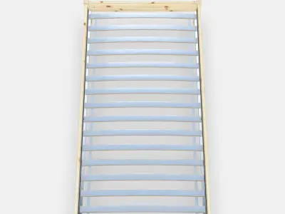 TARVA Bed frame 3 3D model