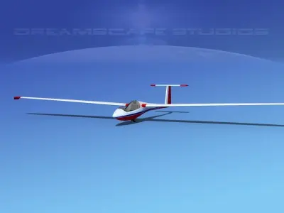 Centrair C-101 Pegase V03 Low-poly 3D model