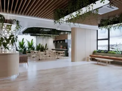 Modern Office Interior 3D model