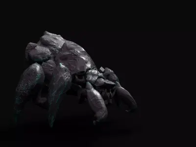 DUNGEON BUG  Low-poly 3D model