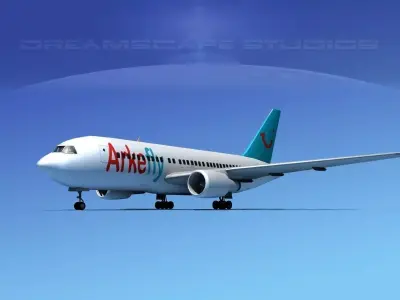 Boeing 767-200ER Arkefly 3D model