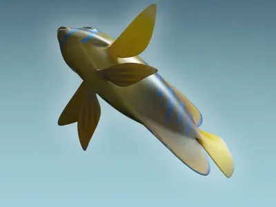 Anglefish 9 angelfish 3D model