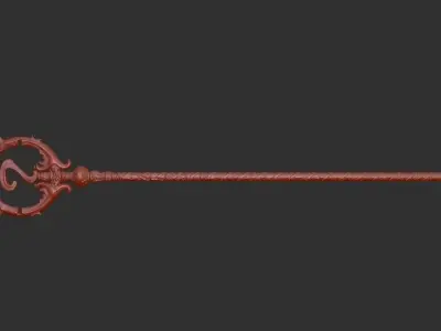 The Riddler Staff From DC 3D STL Model 3D print model