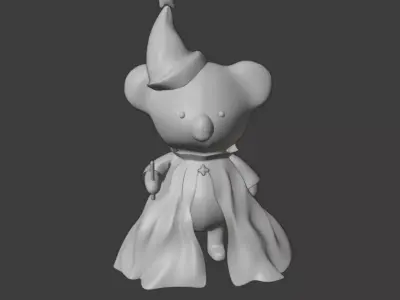 KoKo the Koala Wizard 3D model