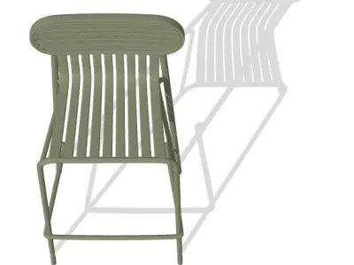 Week-End High Stool by Studio Brichet-Ziegler 3D model