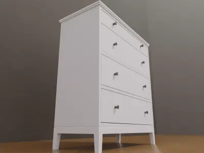 IKEA IDANAS chest of drawer Free 3D model