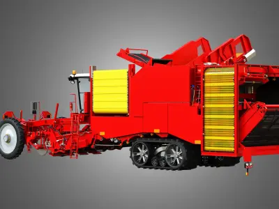 Varitron Potato Harvester 3D model