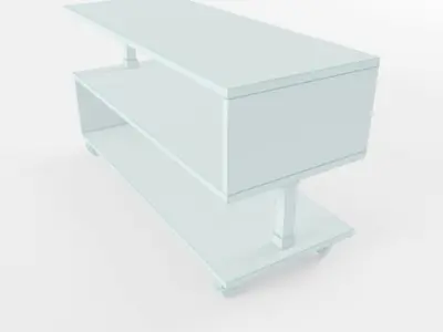 Wt 10-15 contemporary coffee table  Free 3D model