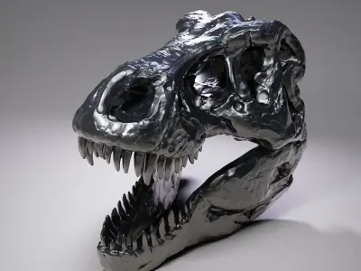 T-rex Skull Free 3D print model