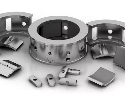 casing set of stainless steel parts Free 3D model
