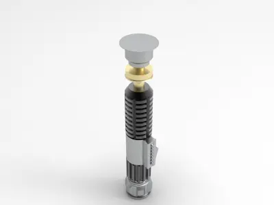 Nurbs Obi Wan Kenobi s Lightsaber Episode III 3D model