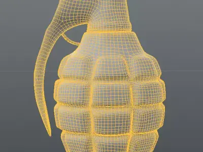 3D military Grenade 3D model