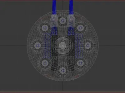 The Winged Disc - Concept 3D model