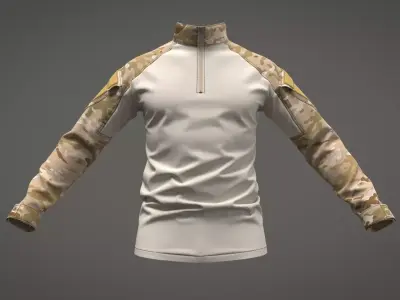 Crye Precision G3 Combat Shirt - Marvelous Designer 3D model