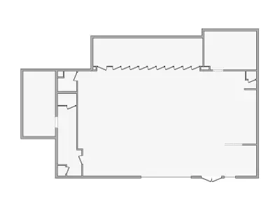 Commercial Interior Sketch - 2001-2500 SF - Xactimate 3D model