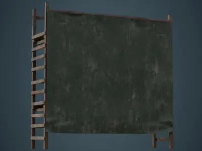 Scaffold 3B Low-poly 3D model