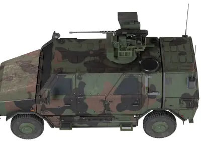 ATF Dingo 2 Infantry Mobility Vehicle Low-poly 3D model