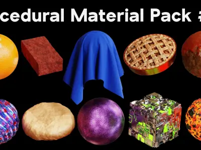 Blender Procedural Material Pack 12 Texture