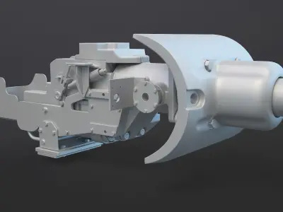 ZIS-S-53 Tank Gun 3D model