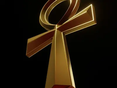 Ankh crux ansata Free 3D print model