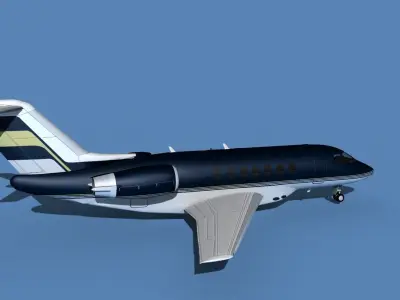 Hawker Siddley 4000 V11 3D model