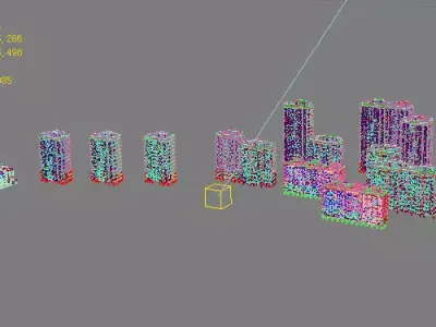 Architecture city 3D model