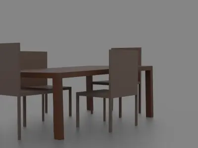tabel Free low-poly 3D model