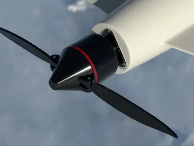 Russian Kamikaze Drone Kalashnikov 3D model