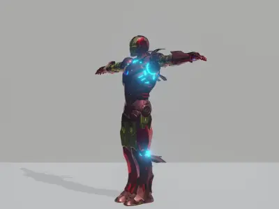 IRONMAN 3D MODEL avengers iron man 3D model