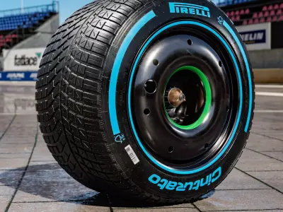 Pirelli Formula 1 2026 Rear FULL WET 375 35 R18 3D model