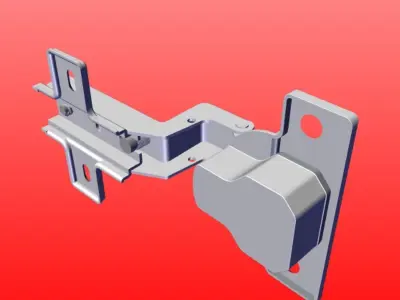 Cabinet hinge 3D model