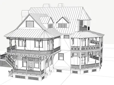 Victorian Villa 3D model