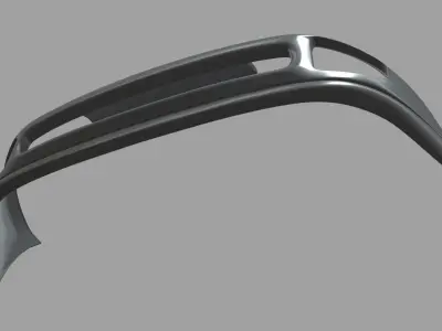 Front Bumper Toyota Supra Low-poly 3D model