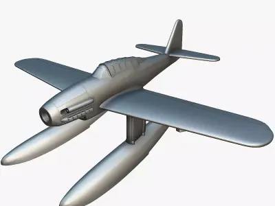 Aichi M6A1 Seiran - 3D Printable Model 3D print model