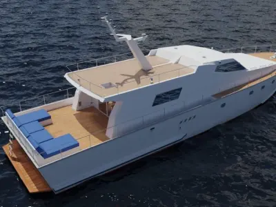 motoryacht 3D model