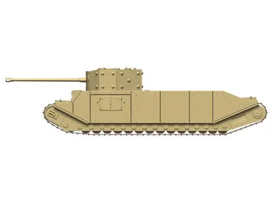 TOG2 heavy tank 3D model