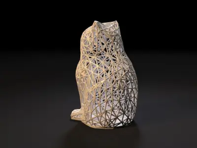 Cat decor Free 3D print model