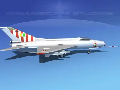 MIG-21 Fishbed V03 3D model