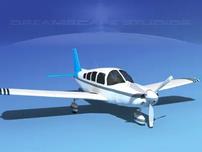 Piper Cherokee Six 260 V11 3D model