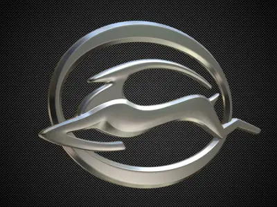impala logo 3D model