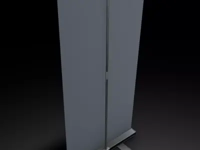 rollup retractable banner stand Free 3D model