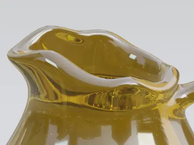 Glass pitcher 3D model