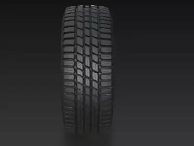 Tyre 3D Model for Jeep Car Vehicle 3D model
