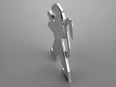 Peugeot Logo 3D model