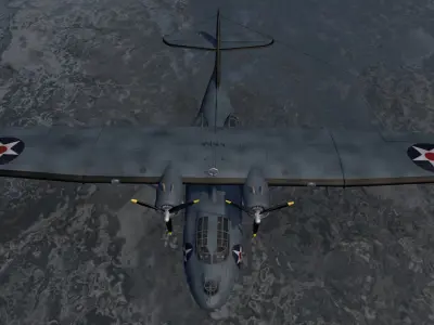 Consolidated PBY-5 Catalina 3D model