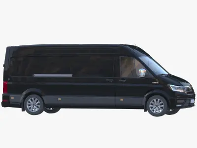 MAN in Black  3D model