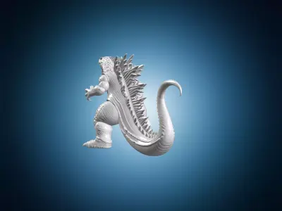 Godzilla King Kaiju 3D print model